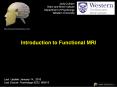 Introduction to Functional MRI PowerPoint PPT Presentation