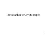 Introduction to Cryptography