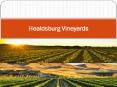 Healdsburg Vineyards PowerPoint PPT Presentation
