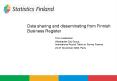 Data sharing and disseminating from Finnish Business Register PowerPoint PPT Presentation