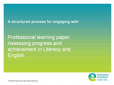 presentation player overlay