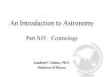An Introduction to Astronomy Part XIV: Cosmology PowerPoint PPT Presentation