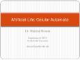 Aftificial Life: Celular Automata PowerPoint PPT Presentation