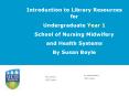 Introduction to Library Resources for PowerPoint PPT Presentation
