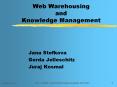 Web Warehousing and Knowledge Management PowerPoint PPT Presentation