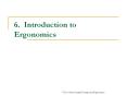 6. Introduction to Ergonomics PowerPoint PPT Presentation