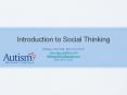 Introduction to Social Thinking PowerPoint PPT Presentation