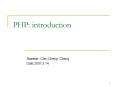 PHP: introduction PowerPoint PPT Presentation