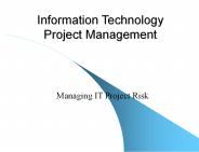 Information Technology Project Management