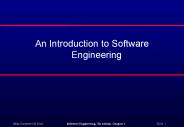 An Introduction to Software Engineering