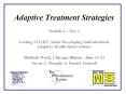 Adaptive%20Treatment%20Strategies PowerPoint PPT Presentation