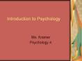 Introduction to Psychology PowerPoint PPT Presentation