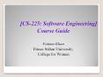 [CS-225: Software Engineering] PowerPoint PPT Presentation