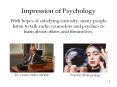 Impression of Psychology PowerPoint PPT Presentation