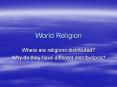 World%20Religion PowerPoint PPT Presentation