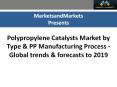 Polypropylene Catalysts Market worth $1,123 Billion by 2019 PowerPoint PPT Presentation