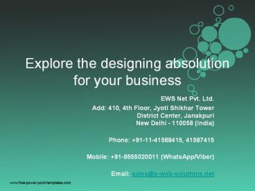 ecommerce website designing company in Delhi