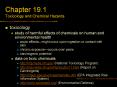 Chapter 19.1 Toxicology and Chemical Hazards PowerPoint PPT Presentation