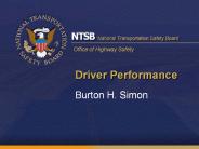 Driver Performance