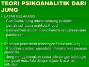TEORI PSIKOANALITIK DARI JUNG