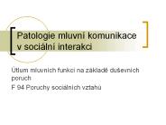 Patologie mluvn
