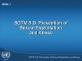 SGTM 05D - Prevention of Sexual Exploitation and Abuse PowerPoint PPT Presentation