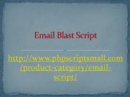 Readymade MassMail Script