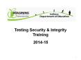 Testing Security PowerPoint PPT Presentation