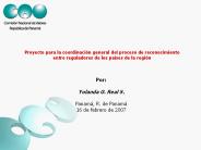Proyecto para la coordinaci