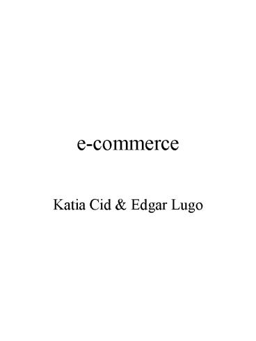 e-commerce