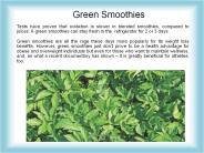 Green Smoothies: The Perfect Healthy Diet For You