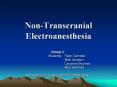 Non-Transcranial Electroanesthesia PowerPoint PPT Presentation