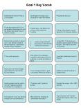 Goal 1 Key Vocab PowerPoint PPT Presentation