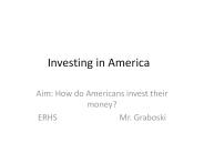Investing in America