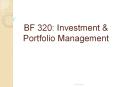 BF 320: Investment PowerPoint PPT Presentation