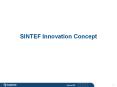 SINTEF Innovation Concept PowerPoint PPT Presentation