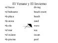 El Verano y El Invierno PowerPoint PPT Presentation