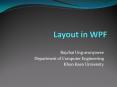 Layout in WPF PowerPoint PPT Presentation