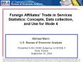 Foreign Affiliates' Trade in Services Statistics: Concepts, Data collection, and Use for Mode 4 PowerPoint PPT Presentation