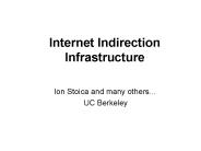 Internet Indirection Infrastructure