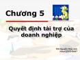 Chuong 5 PowerPoint PPT Presentation