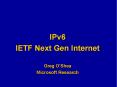 Introduction to the IPv6 Protocol PowerPoint PPT Presentation