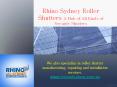 Rhino sydney roller shutters – a hub of all kinds of security shutter PowerPoint PPT Presentation