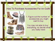 How To Purchase Accessories For An Outfit