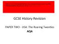 GCSE History Revision PowerPoint PPT Presentation