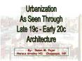 Late 19c Urbanization PowerPoint PPT Presentation