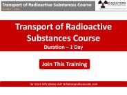 Transport of radioactive substances course