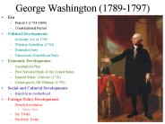 George Washington (1789-1797)