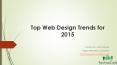 Top Web Design Trends for 2015 PowerPoint PPT Presentation