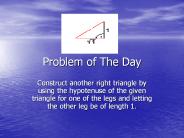 Problem of The Day